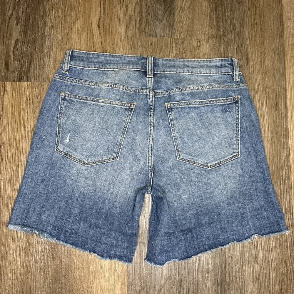 DL1961 Womens Denim Karlie Boyfriend Fit Cut Off Shorts‎ Blue Cotton Size 30